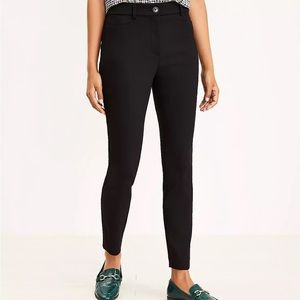 Loft Sutton Skinny Dress Pants (Black)